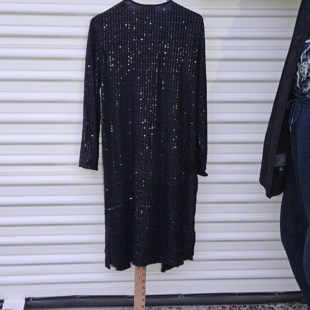 Anne Klein Linear Shine Duster- Sz. Med - Picture 5 of 7